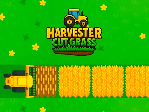 Harvester Cut Grass browser game