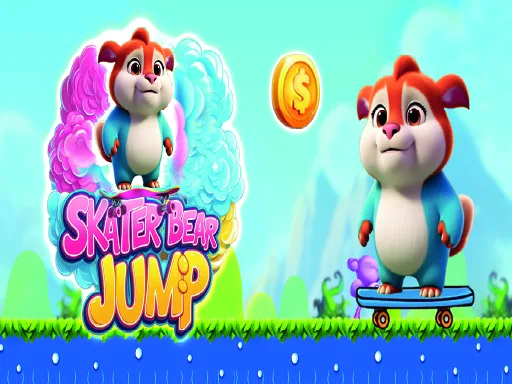 Sketer Bear Jump browser game