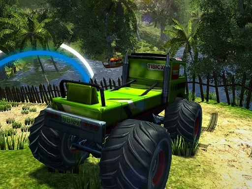 Realistic Monster Truck Offroad Simulator browser game