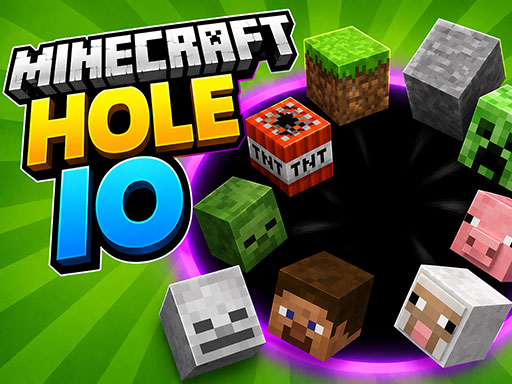 Minecraft Hole IO browser game