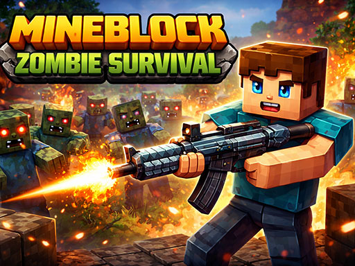 Mineblock Zombie Survival browser game