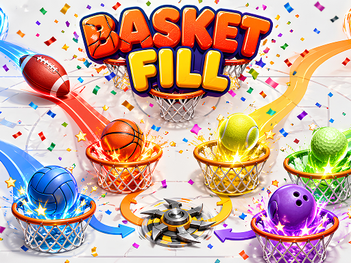 Basket Fill : Ball Puzzle browser game