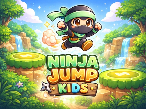 Ninja Jump Kids browser game