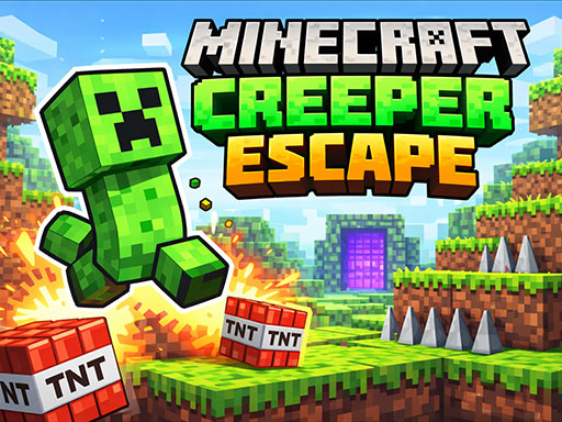 Minecraft Creeper Escape browser game