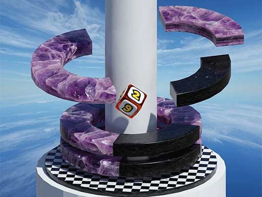 Dice Helix Drop browser game