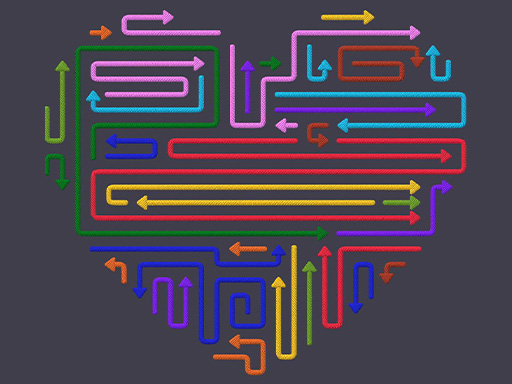 Arrow Rope Maze browser game