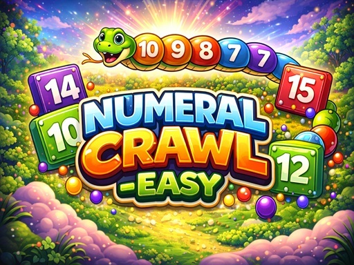 Numeral Crawl Easy browser game