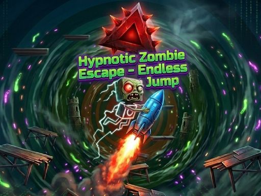 Hypnotic Zombie Escape Endless Jump browser game