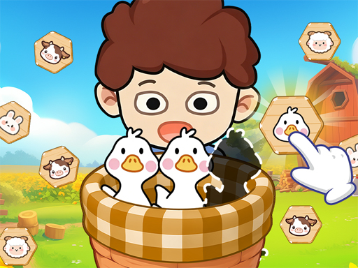 Farm Animal Sort Puzzle browser game