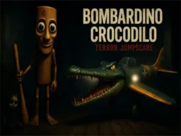 Bombardino Crocodilo Terror Jumpscare browser game