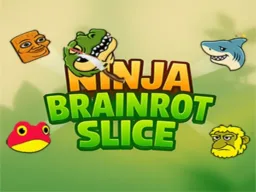 Ninja brainrot Slice browser game