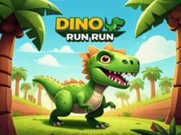 Dino run run browser game