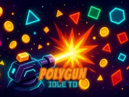 PolyGun: Idle TD browser game