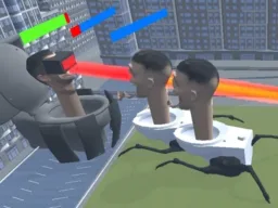 Merge Toilet Skib Fight browser game