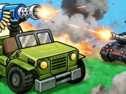 Tank Strike Wasteland Rogue browser game