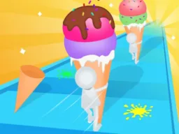 Ice Cream Stack Runner browser game
