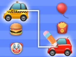 Emoji Puzzle Connect browser game