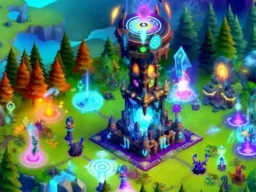2D Fantasy Tower Defence browser game