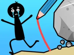 Save The Stick Draw Line browser game