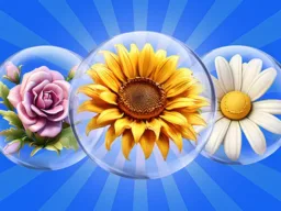 Dice Puzzle Flowers! browser game