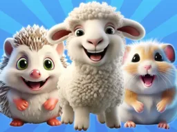 Merge Animals 2048! browser game