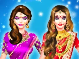 Indian Wedding: DressUp Makeup browser game