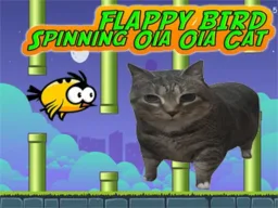 Flappy Bird Spinning oia oia Cat browser game