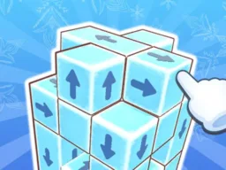 New Years Cube in 3D browser game