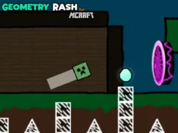 Geometry Rash But MCraft browser game