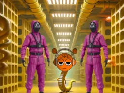 Squid Game Sprunki Escaped Backrooms browser game