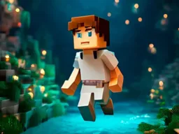 Noobik Parkour in a Cave! browser game