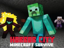 Horror City Minecraft Survive browser game