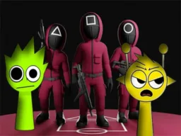 Squid Game Sprunki FNF Battle browser game