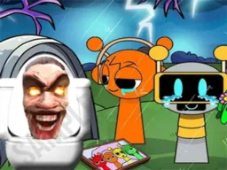 Sprunki Castle Panic Skibidi Toilet browser game