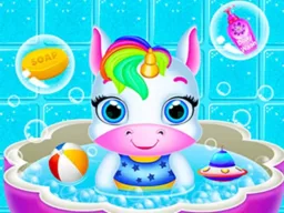 Newborn Unicorn Daycare browser game