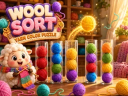 Wool Sort: Yarn Color Puzzle browser game