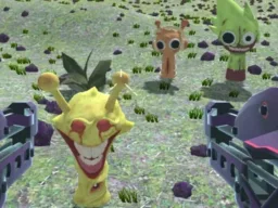 Sprunki Island Survival Shooting browser game