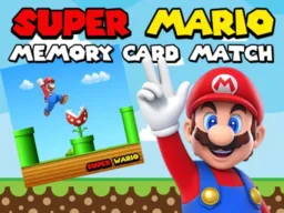 Super Mario Memory Card Match browser game