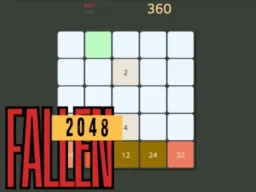 Fallen 2048 browser game