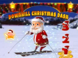 Downhill Christmas Dash browser game