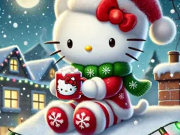 Hello Kitty Christmas Puzzle: Festive Holiday browser game