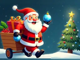 Santa: The Magic of Tree Decorating browser game