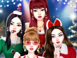 Black Pink Christmas Concert browser game