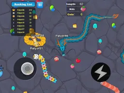 Greedy Snake Multiplayer Duel browser game