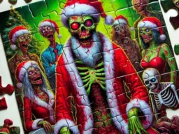 Zombie Christmas Jigsaw: Holiday Fun 4 Horror Fans browser game