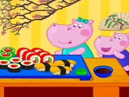 Hippo Japanese Cooking Party browser game