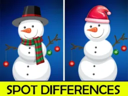 Christmas Spot differences browser game