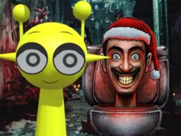 Sprunki in Backrooms Christmas Skibidi Terrors browser game