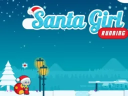 Santa Girl Running browser game