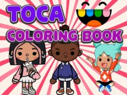 Toca Life Coloring Book browser game
